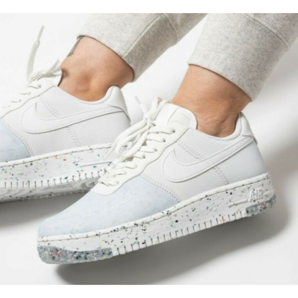 NEW Nike Air Force 1 Crater Shoes  color White